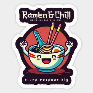 RAMEN & CHILL Sticker